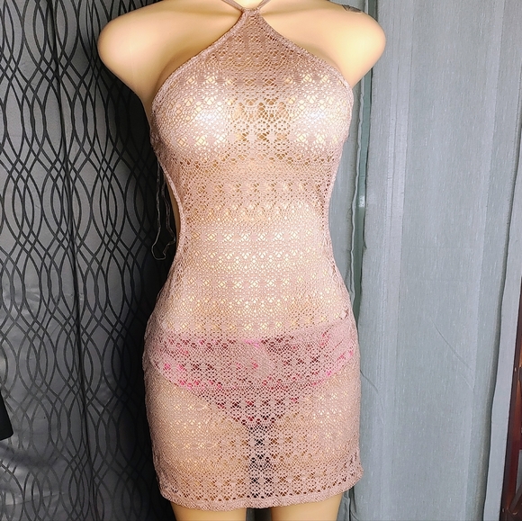 Tide back mesh cover up dress - Picture 3 of 6